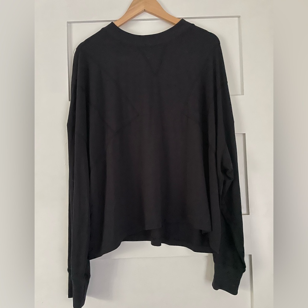 Free People Long Sleeve Shirt Size S Black